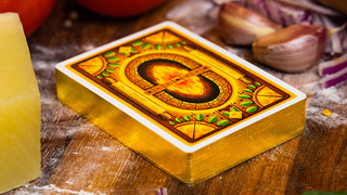 The Royal Pizza Palace (Gilded) Playing Cards Set | Riffle Shuffle