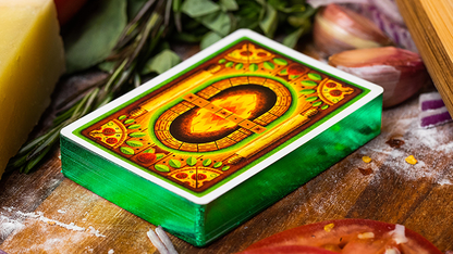 The Royal Pizza Palace (Gilded) Playing Cards Set | Riffle Shuffle 