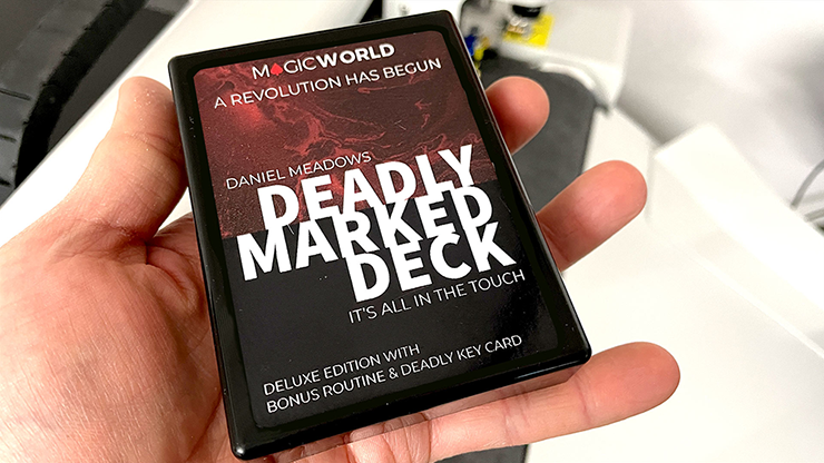 DEADLY MARKED DECK blue BICYCLE | MagicWorld 