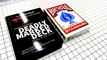 DEADLY MARKED DECK blue BICYCLE | MagicWorld 