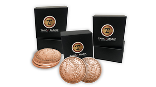 Copper Morgan Expanded Shell plus 4 four Regular Coins | Tango Magic