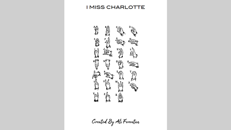 I MISS CHARLOTTE | Ali Foroutan - (Download)