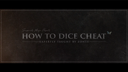 How to Cheat at Dice Black Leather | Zonte & SansMinds