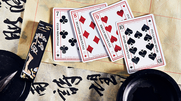 Mountain Wang Yue (Red) Playing Cards | BOCOPO