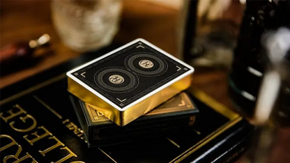 Card College The Deluxe Elegant Box Set Gilded (Black) | Roberto Giobbi & Ark Playing Cards