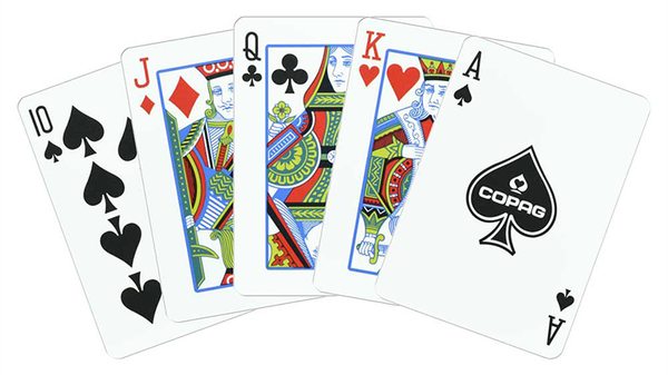 Copag Unique Plastic Playing Cards Poker Size Regular Index Gray and Purple Double-Deck Set