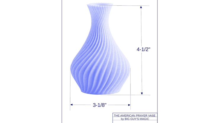 The American Prayer Vase Genie Bottle BLACK MAMBA | Big Guy's Magic 