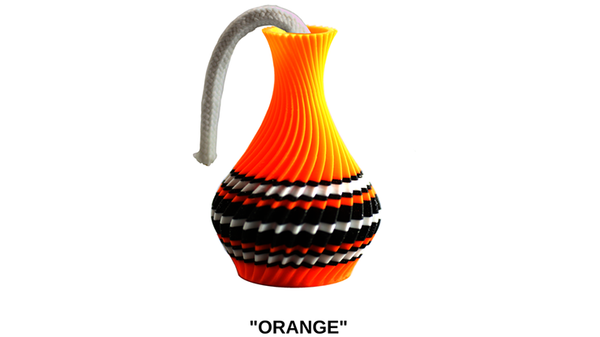 The American Prayer Vase Genie Bottle ORANGE | Big Guy's Magic