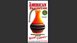 The American Prayer Vase Genie Bottle ORANGE | Big Guy's Magic