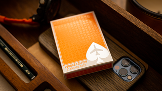 Lounge Edition in Hangar (Orange)  by Jetsetter Playing Cards