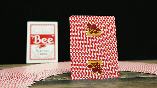 Bee Lotus Casino Grade (Red) Playing Cards