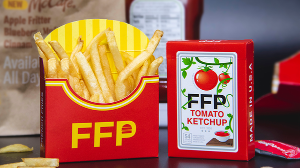 Ketchup and Fries Combo (1/2 Brick) Playing Cards | Fast Food Playing Cards