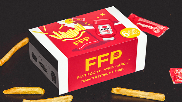 Ketchup and Fries Combo (1/2 Brick) Playing Cards | Fast Food Playing Cards