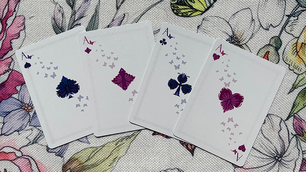 Bicycle Butterfly (Purple) Playing Cards