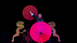 Dragon Parasol Set RED | LY & MS Magic