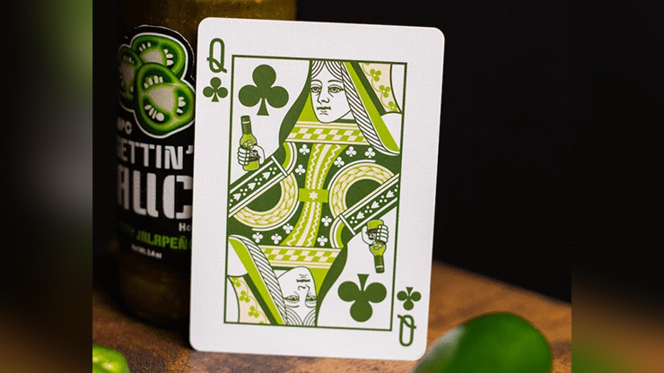 Gettin' Saucy - Jalapeno Pepper Playing Cards | OPC