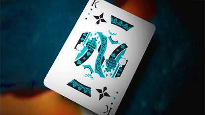 Aqua Falcon Throwing Cards | Rick Smith Jr. &amp; De'vo