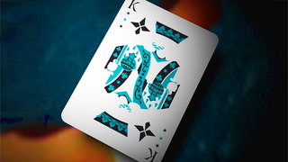 Aqua Falcon Throwing Cards | Rick Smith Jr. & De'vo