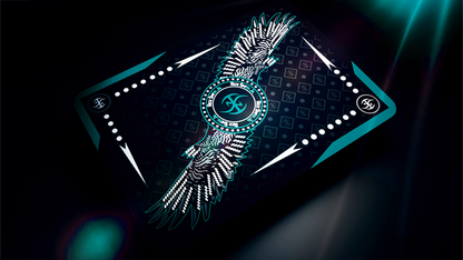 Aqua Falcon Throwing Cards | Rick Smith Jr. &amp; De'vo