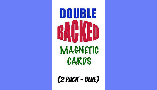 Magnetic Cards (2 pack/Blue) | Chazpro Magic 