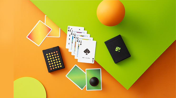 NOC Tropic Green Colorgrades Playing Cards | Art of Play