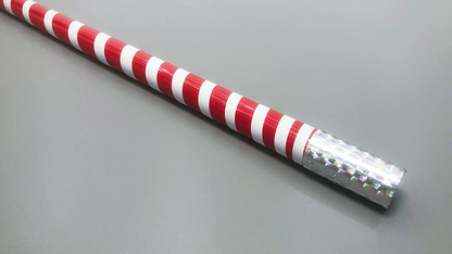 The Ultra Cane (Appearing / Metal) Red/White Stripe | Bond Lee
