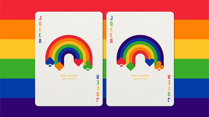 DKNG Rainbow Wheels (purple) Playing Cards | Art of Play