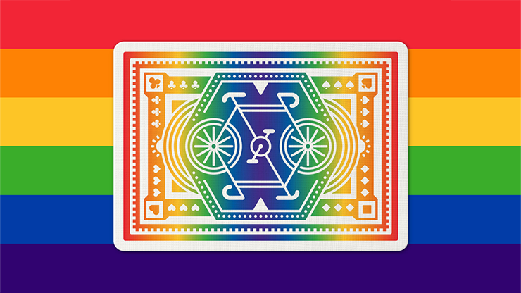 DKNG Rainbow Wheels (purple) Playing Cards | Art of Play