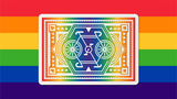 DKNG Rainbow Wheels (lila) Playing Cards | Art of Play