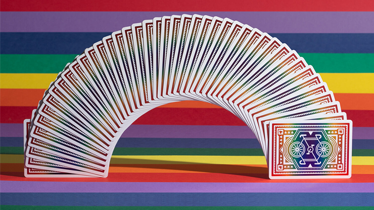 DKNG Rainbow Wheels (purple) Playing Cards | Art of Play