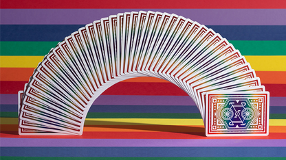 DKNG Rainbow Wheels (purple) Playing Cards | Art of Play