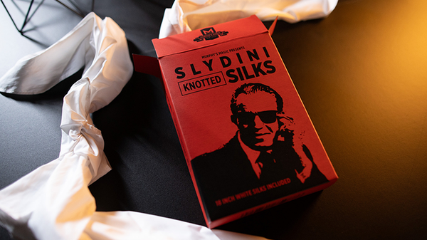 Slydini's Knotted Silks (White / 18 Inch)  by Slydini & Murphy's Magic - Trick