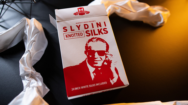 Slydini's Knotted Silks (White / 24 Inch)  by Slydini & Murphy's Magic - Trick