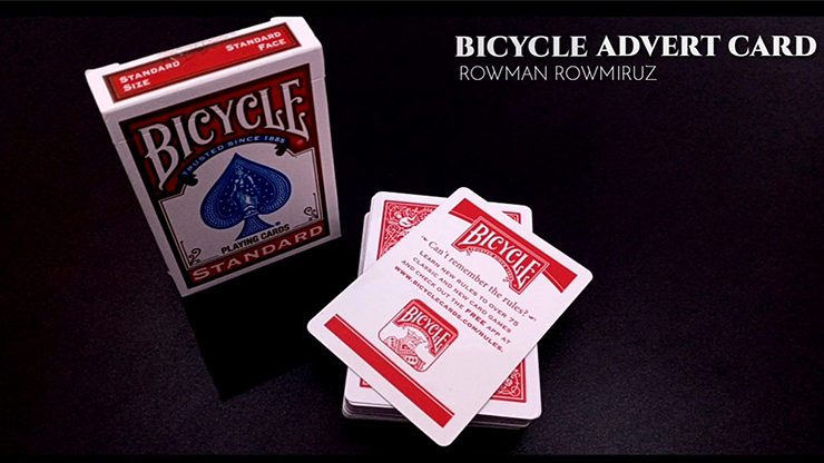 Bicycle Advert Card | Rowman Rowmiruz - (Download) 