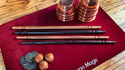 Wooden wand PRO (Bold Black) | Harry He & Bacon Magic