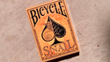 Gilded Bicycle Snail (Orange) Playing Cards