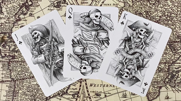 Gilded Neptunes Graveyard (Siren) Playing Cards