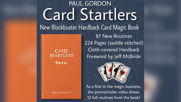 Card Startlers by Paul Gordon - Book