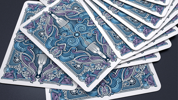 Escape Velocity (Blue) Playing Cards