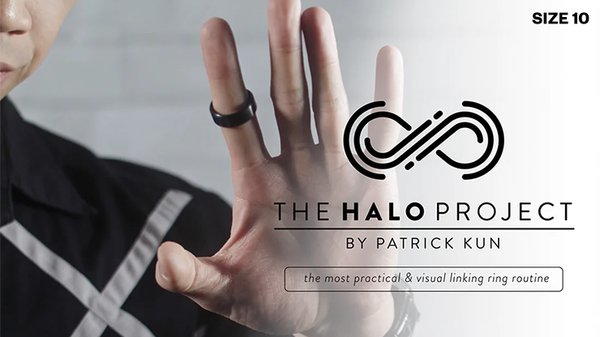 The Halo Project (Silver) Size 10 (Gimmicks and Online Instructions) by Patrick Kun - Trick