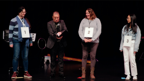 Vortex Magic Presents THE NO CHAIR CHAIR TEST - by Paul Romhany - Trick