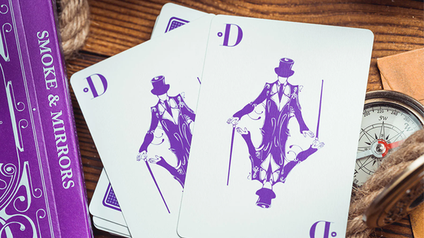 Smoke & Mirrors V9, Purple (Standard) Edition Playing Cards by Dan & Dave