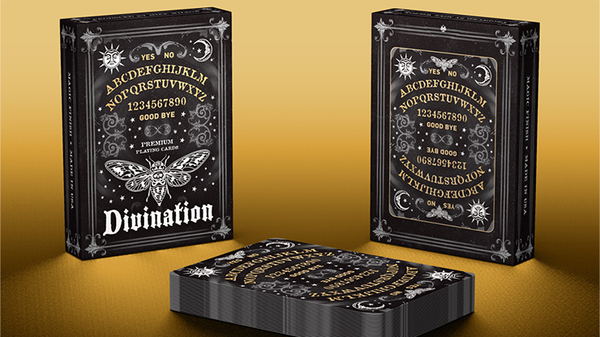 Divination (Black) Playing Cards by Midnight Cards