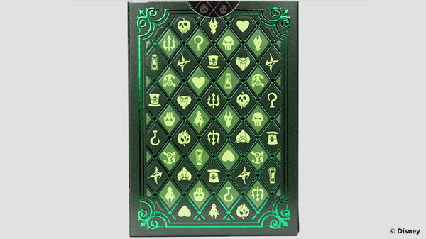 Bicycle Disney Villains (Green)  by US Playing Card Co.