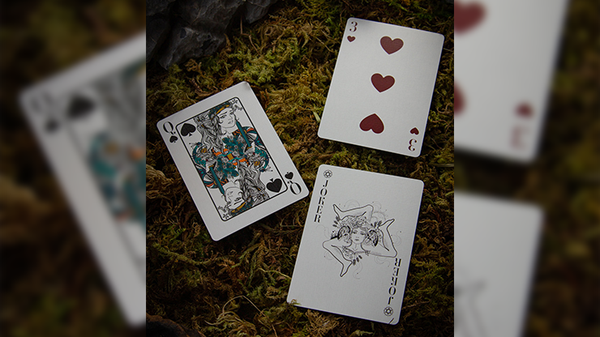Fillide: A Sicilian Folk Tale Playing Cards V2 (Forest Green) | Jocu