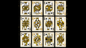 Grand Tulip Gold Playing Cards