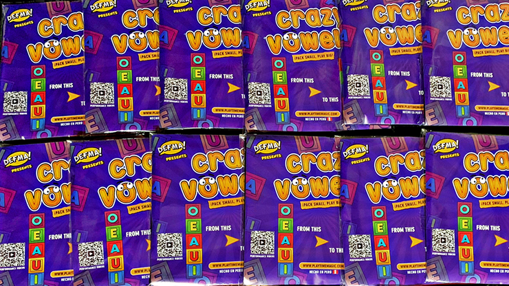 Crazy Vowels | PlayTime Magic DEFMA