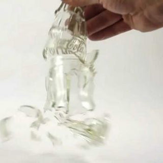 EXPLODING GLASS COKE BOTTLE (SET OF 3)