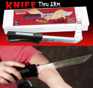 Horror - Knife thru Arm
