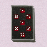 Prediction Gimmicked Dice Red (7 Würfel) | Kreis